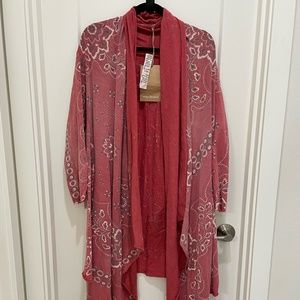 MAGNOLIA PEARL Stargazer Bandana Cardi Duster OS NWT